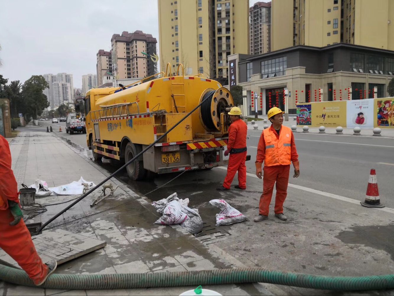 兴国排污管道清淤-管道清洗